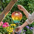 thumbnail image 4 of Solar Hot Air Balloon Hanging Light for Garden and Patio, Waterproof LED Lantern for Tree and Pergola, Floral Relief Accent for Balcony, Auto On/Off Outdoor Illumination, Unique Holiday Decor, 4 of 5