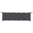 thumbnail image 4 of vidaXL Garden Bench Cushion Melange Anthracite 70.9"x19.7"x2.8" Fabric, 4 of 7