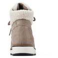 thumbnail image 3 of White Mountain Womens Cozy Faux Suede Winter Lace-Up Boot, 3 of 3