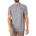 thumbnail image 2 of Hackett London AMR Tipped Polo Shirt, Grey, 2 of 5