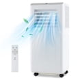 thumbnail image 1 of Giantex Portable Air Conditioner, 8000 BTU AC Unit w/Sleep Mode for Bedrooms Up to 250 Sq.Ft, 1 of 10