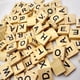 thumbnail image 3 of pieza de 100 Baldosas de Rompecabezas de con , Conjunto de Manualidades de Joyería para álbumes de Recortes CUTICAT letras de madera de la a a la z, 3 of 8