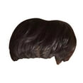 thumbnail image 2 of XIAQUJ Fiber Wig Fashion Short Hair Black Rose Net High Temperature Silk Wigs for Women Black, 2 of 7