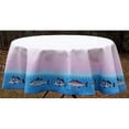 thumbnail image 2 of Betsy Drake TR007 58 in. Assorted Fish Round Table Cloth, 2 of 3