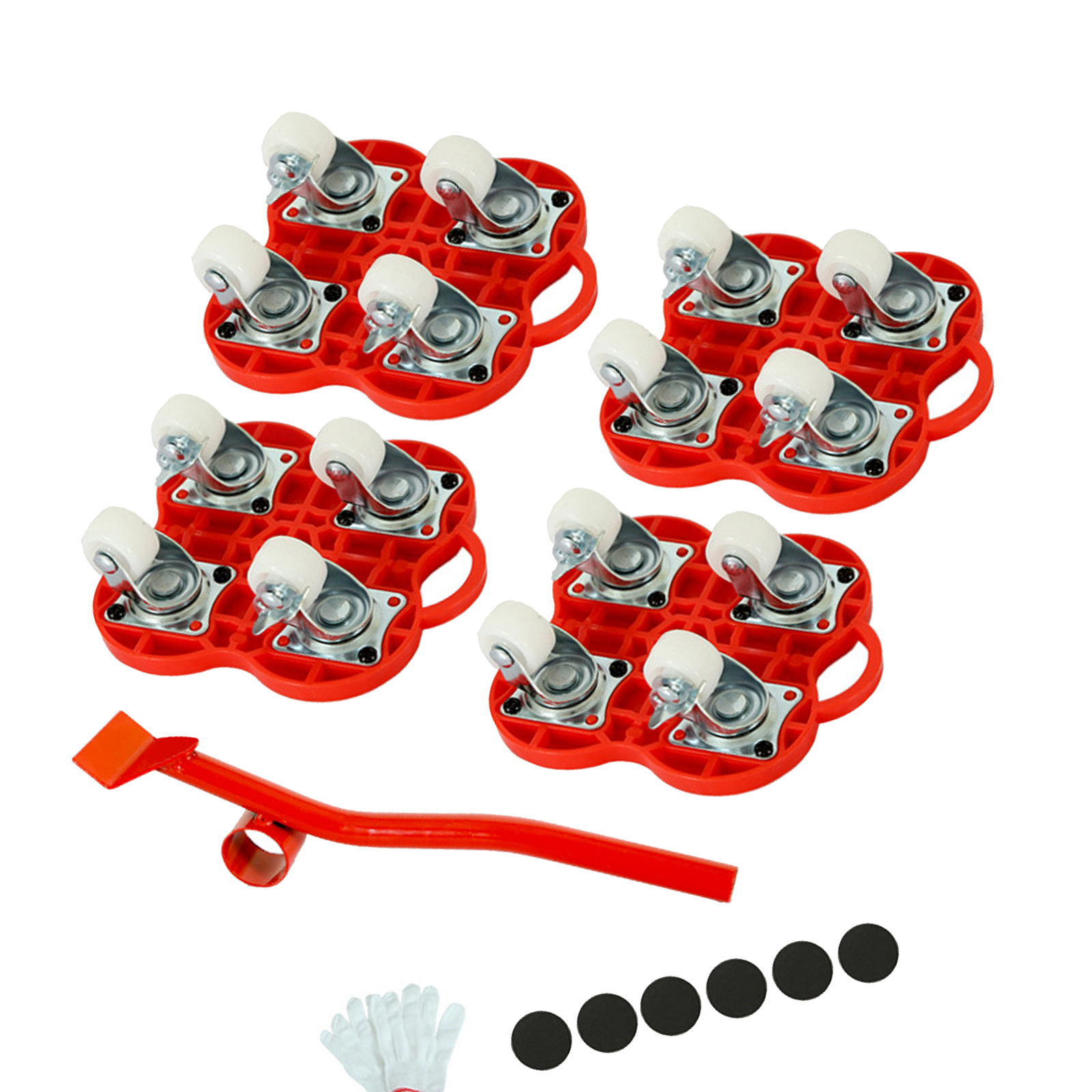 Heavy Duty Furniture Lifter Transport Tool Furniture Mover Set 4 Roller Wheel for Lifting Moving Furnitures Helper