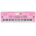 thumbnail image 3 of maskred 61-Key Electric Piano with Microphone Multifunctional Electronic Organ USB Digital Keyboard Kids Musical Instrument Learning Toy Pink, 3 of 6
