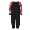 thumbnail image 4 of Hirigin Store Family Matching Christmas Pajamas, Baby Romper/Dog Clothes/Letter Snowflake Print Long Sleeve Tops and Pants Sleepwear Set, 4 of 10