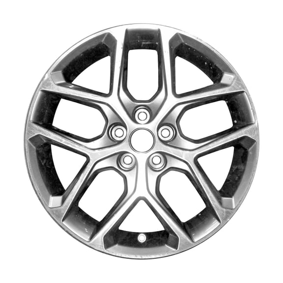 Remanufactured Machined and Painted Medium Silver Aluminum Wheel 17 x 7.5 fits 2018-2019 Chevrolet Cruze