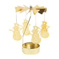 thumbnail image 3 of Candelabro Vela votiva Velas de té Candelabro Decoración de boda Monigote de nieve, 3 of 9