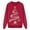 Kid-Red, variant on Fiaer Christmas Family Sweatshirts Crew Neck Long Sleeve Pullover Loose Fit Trendy Funny Graphic Holiday Tops Kid 140