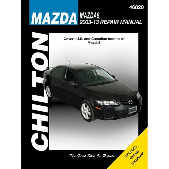 Mazda (2003-13) for of Mazda6 (exc. FWD & turbocharged models) Chilton Repair Manual (USA) ^