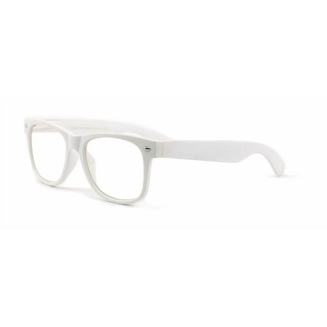 Vision World Eyewear White Clear Reading Glasses - Comfortable Stylish Simple Readers (2.50, white)