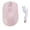 Pink, variant on YAHHU Wireless Mouse Rechargeable Silent 2 Modes for Gaming 800 1200 1600DPI Adjustable Macaron Color Pink Ergonomic Portable 2.4G BT (4.33 in / 11 cm)