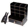 thumbnail image 5 of Organizador de bolígrafos de madera Guangmc con cajón - Soporte multifuncional, 5 of 5