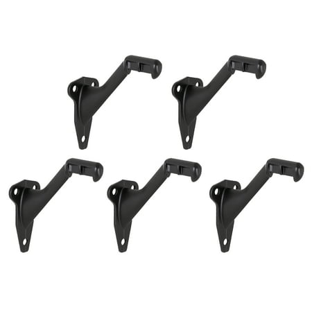 

Design House Handrail Bracket in Matte Black 5-Pack