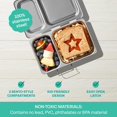 thumbnail image 3 of Shuttle Stainless Bento Box Style Lunch For With 2 Compartments - Durable  Dishwasher Safe & Food Container, 3 of 4