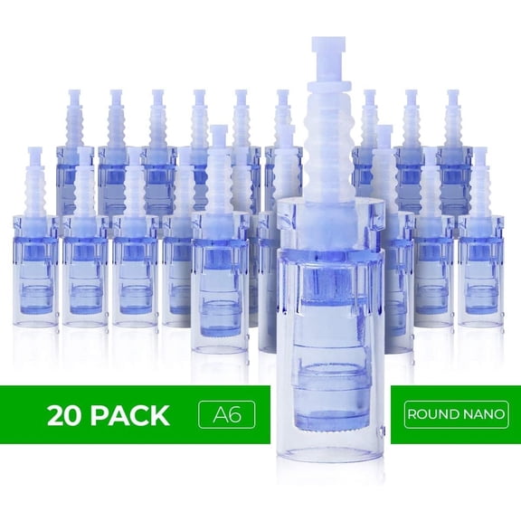Dr.-Pen A6 N2 M7 M5 Replacement Cartridges Round Nano (20 Pcs)