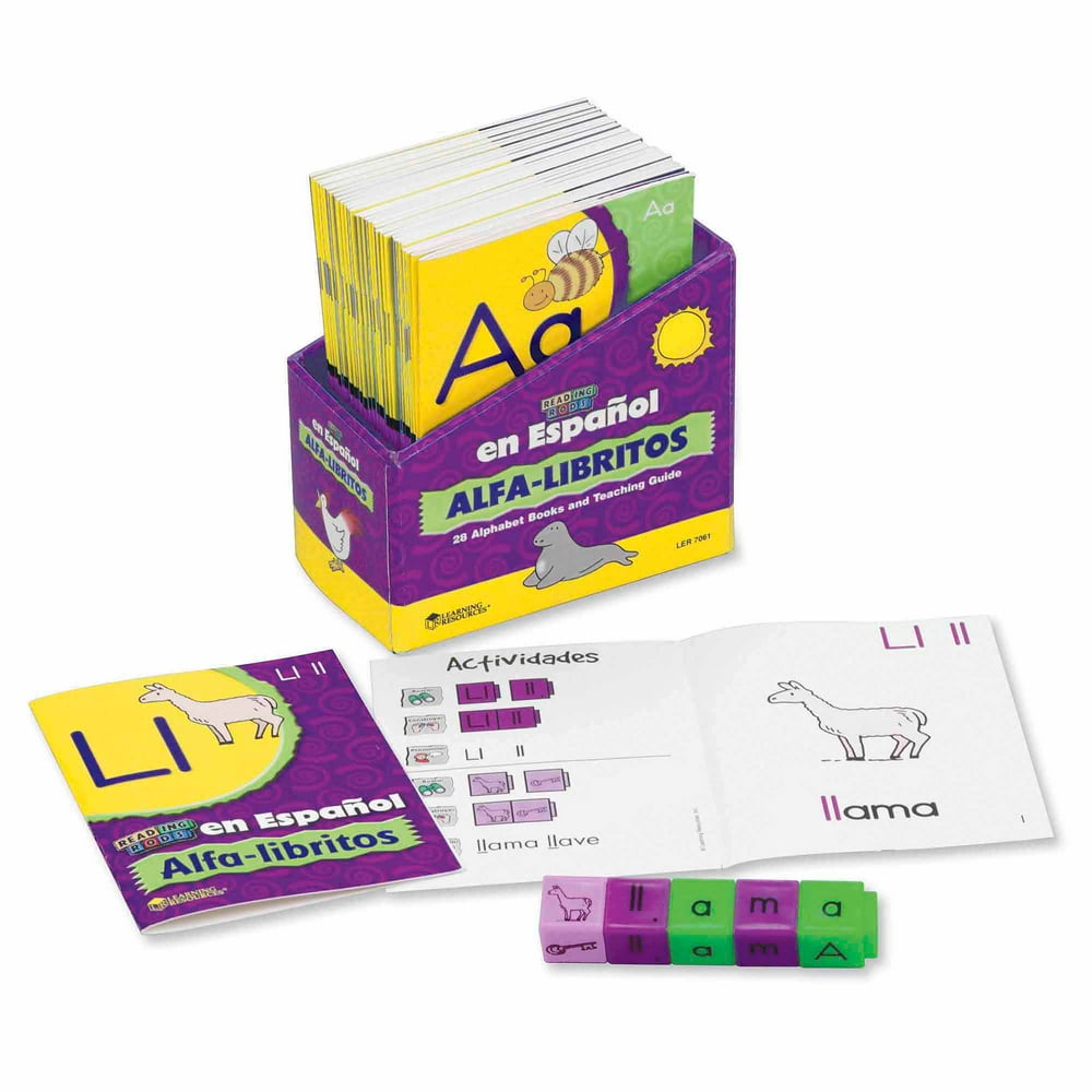 Learning Resources Reading Rods Spanish AlfaLibritos, Alphabet Books