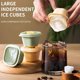 thumbnail image 4 of Lata de hielo redonda, molde de hielo en forma de red, fácil de desmoldar, caja de almacenamiento de hielo con tapa, molde de red de hielo, para picnic, para bar, para camping, plástico, 4 of 9