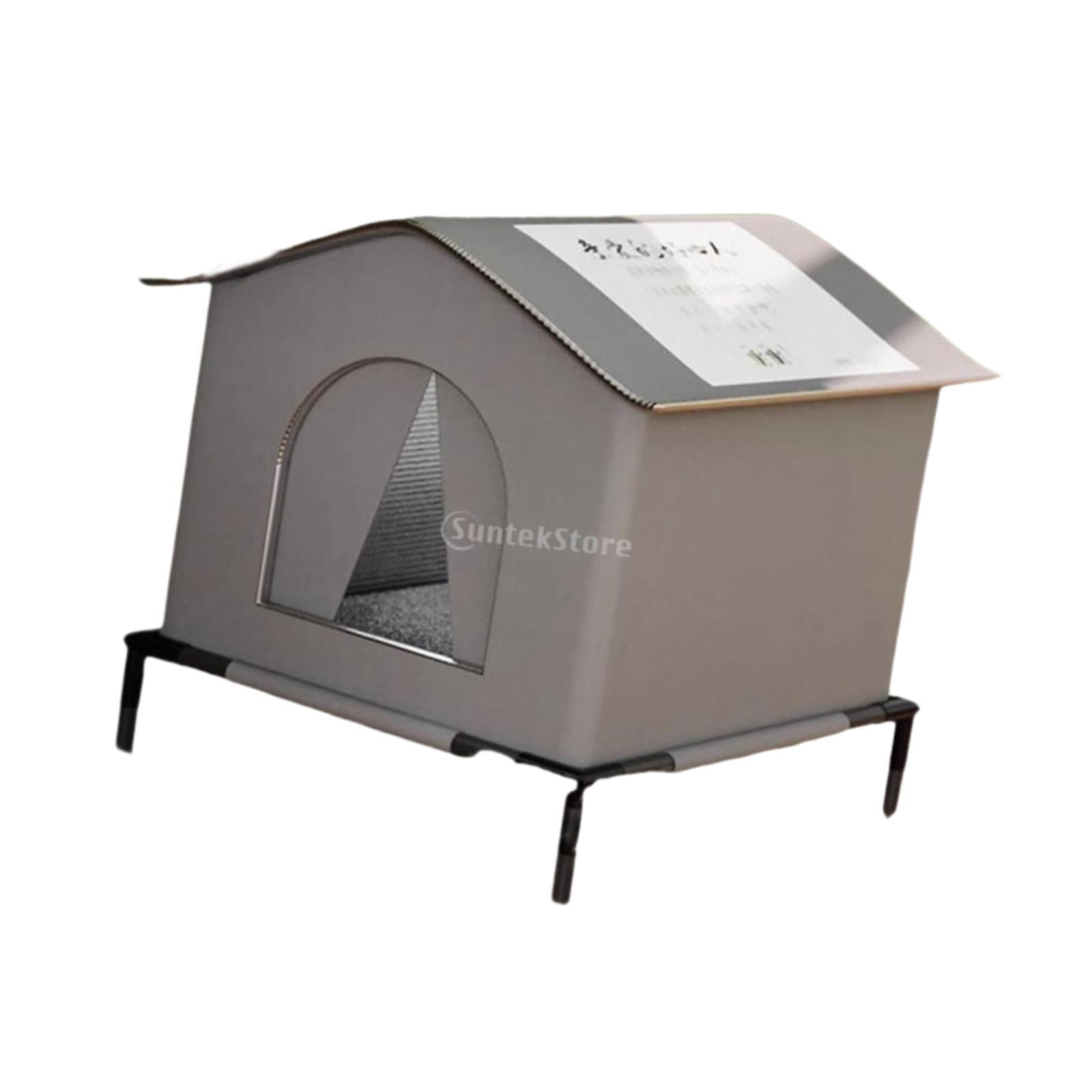 Dualoai Cat House for Outdoor Cats Dog Bed Pet Tent for Barn Cat Shelter for Outside