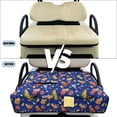 thumbnail image 6 of Yuyamidu Summer Fruits Golf Cart Seat Cover for 2-Seats Blue Golf Cart Seat Blanket with Front Pockets Golf Cart Accessories Decor Portable Comfortable and Keeps Warm in Winter, 6 of 8