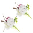 thumbnail image 1 of ADDHAT 2Ud Corsage Artificial Para Novio Para De Y Eventos Especiales, 1 of 7