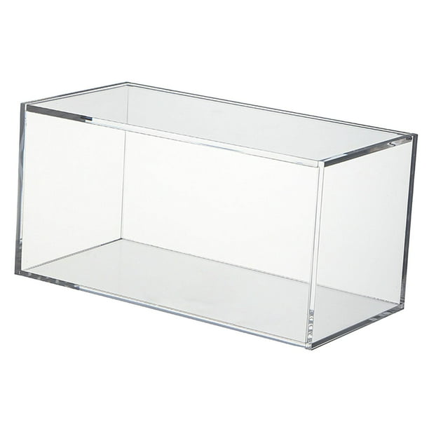 Caja de acrílico con tapa Caja de soporte para café Organizador de barra Contenedor de almacenamiento de alimentos Transparente con tapa Caja de