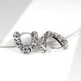 thumbnail image 4 of Hearth & Gear Earrings For Girls Design Light Advanced Peach Heart Ear Clips Temperament Cold Style Earrings Earrings for Girls Ears Earrings Set for Women Small Hoop Earrings for Women Candy Heart, 4 of 4