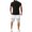 Black, variant on Vedolay Short Sets For Men Casual Summer Mens Casual Polo Shirt and Shorts Sets Two Piece Summer Set for Men,Green XXL