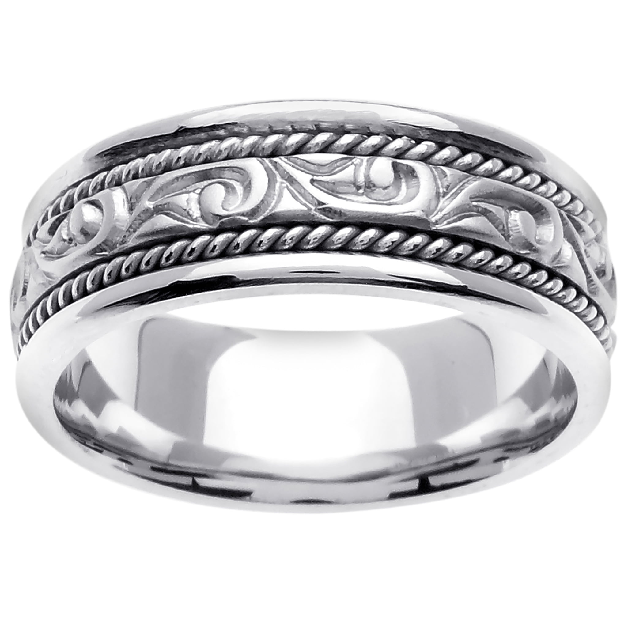 solid platinum wedding band