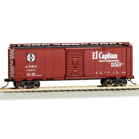 Bachmann Industries HO 40' Santa Fe Map Box Car EL CAPITAN #140271 BAC16506 HO Rolling Stock