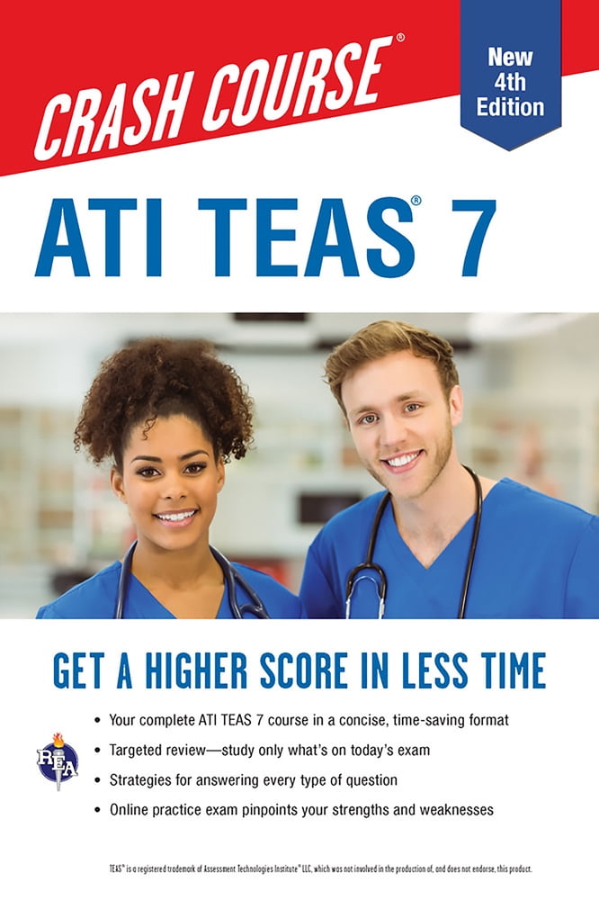 Pre-Owned Ati Teas 7 Crash Course with Online Practice Test, 4th Edition: Get a Higher Score in Less Time (Paperback) 0738612847 9780738612843