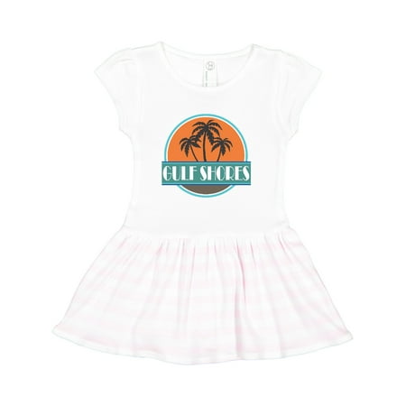 

Inktastic Gulf Shores Alabama Vacation Gift Toddler Girl Dress