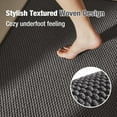 thumbnail image 6 of BULULOM Small Bathroom Rugs Non Slip Washable, Super Absorbent Thin Bath Mat Quick Dry Low Pile Bathroom Cerpet, Dark Grey 16"x24", 6 of 9