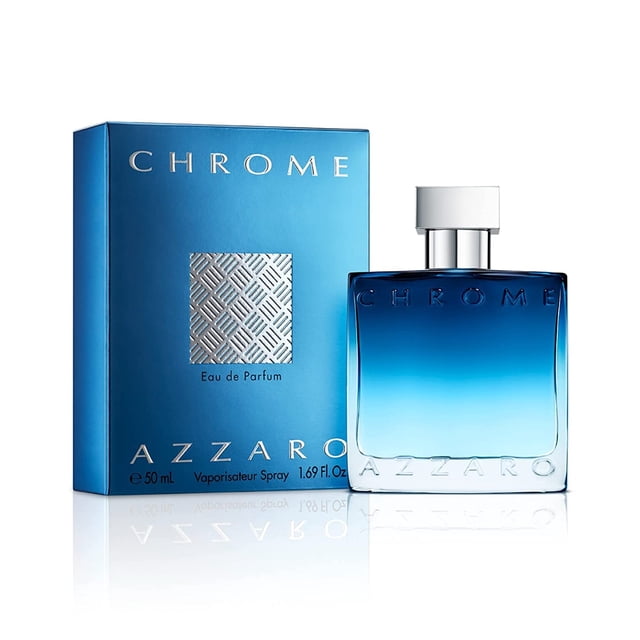 Perfume Azzaro Chrome Eau de Parfum, 50 ml, para hombre, talla de viaje