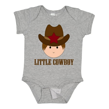 

Inktastic Little Cowboy Boys Gift Baby Boy Bodysuit