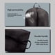 thumbnail image 4 of Bolsa de tela para trajes plegable de color negro con 2 asas de transporte, bolsa para trajes de polvo de 60*100cm (incluye el precio de la bolsa de embalaje, no baje el precio), negro, 4 of 7