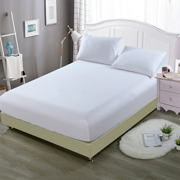 Organic Cotton Cooling Percale Queen Deep Pocket Fitted Sheet