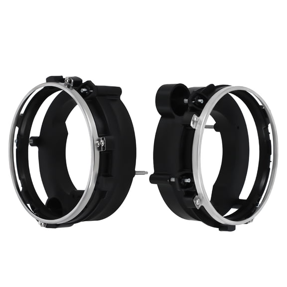maXpeedingrods 2 PCS Headlight Bulb Brackets for Jeep Wrangler Left Driver & Right Passenger 1997-2006 110383 110384