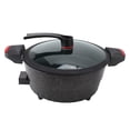 thumbnail image 1 of Olla De Cocina Eléctrica, Olla Caliente De 1500 W, Olla Eléctrica Con Placa De , Sartén Antiadherente, Olla De , 5 Tipos De Control De Temperatura, Cocina, 1 of 7