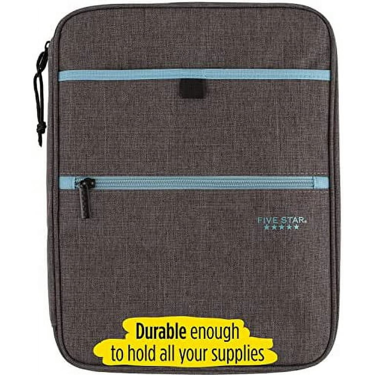 Five Star Zipper Binder, 1 Inch 3-Ring Binder, Carry-All Five Star Zipper Binder, 1 Inch 3-Ring Binder, Carry-All
