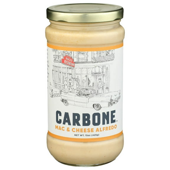 (Pack of 6) Carbone Sauce Carbonara Macaroni & Cheese Alfredo 15 oz