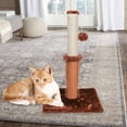 thumbnail image 4 of Bola colgante de poste rascador para gatos - Hecha a mano con materiales café Yuyangstore Postes rascadores para gatos, 4 of 7