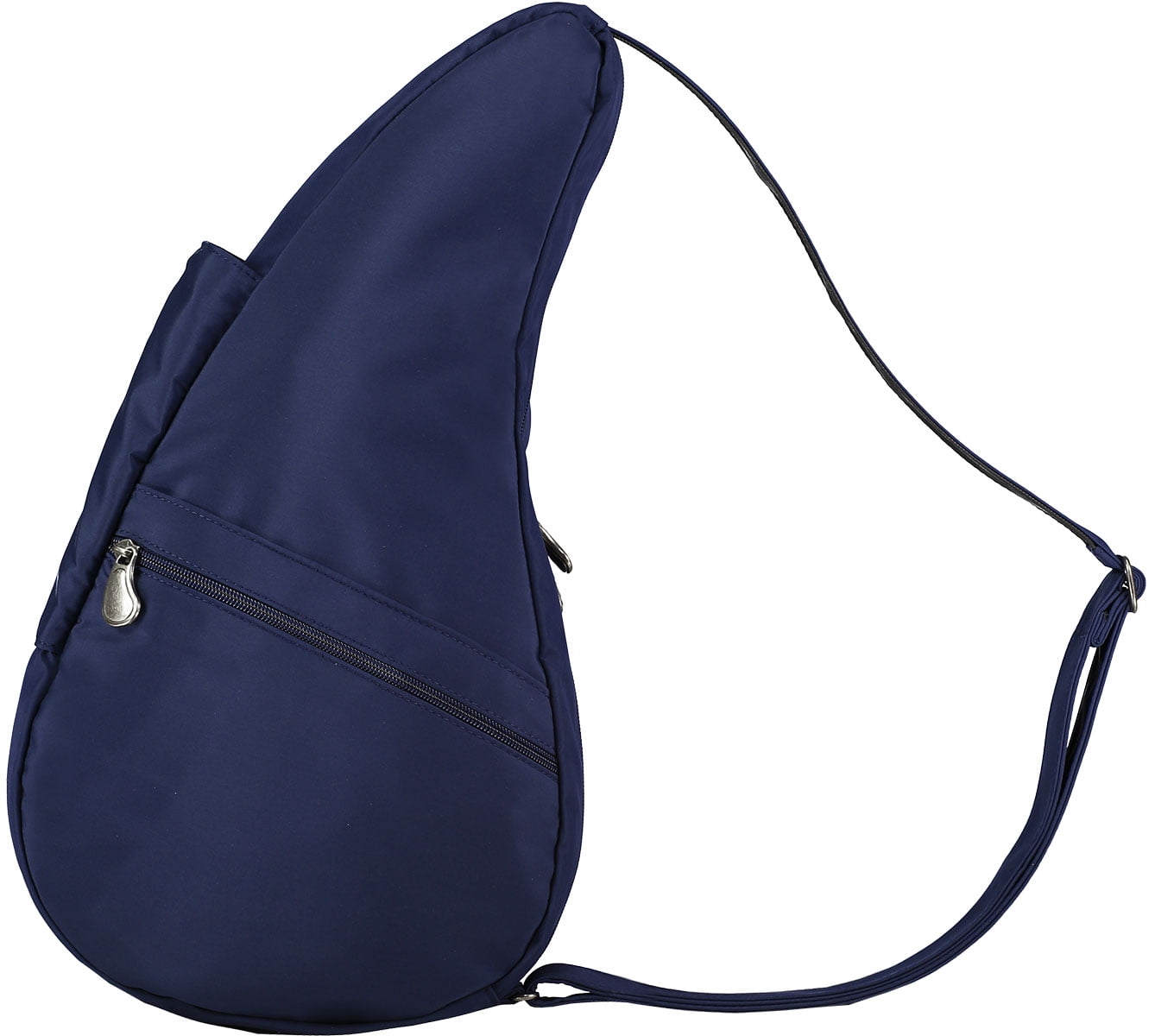AmeriBag 17" Microfiber Crossbody Sling Healthy Back Bag (Navy)