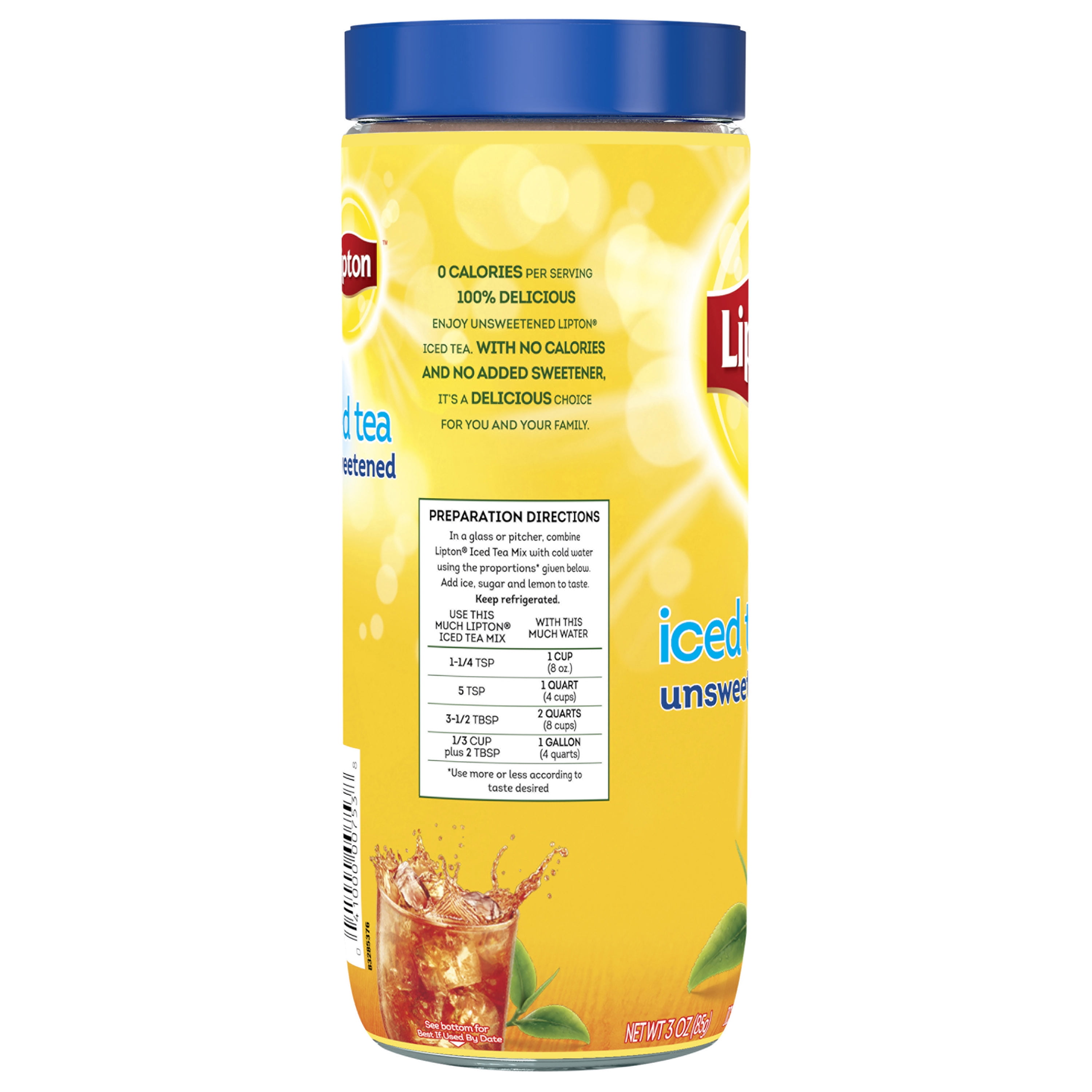 Nutrition Facts Of Lipton Iced Tea Besto Blog