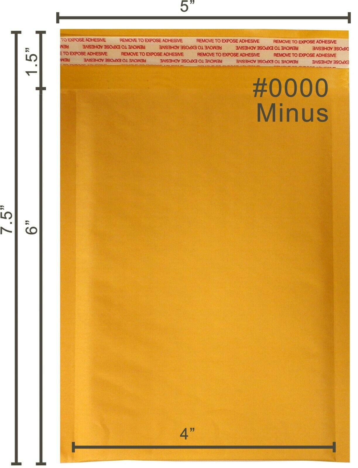 500 #0000 4x6 Small Kraft Bubble Mailer Padded Envelope *usable Space for sale online 