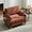 Orange, variant on Foldable sofa bed recliner, 3-in-1 convertible sleeper, mid-century modern decor, suitable for small spaces, with three pillows for Living Room Bedroom Apartment Small Space (Beige)