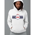 thumbnail image 2 of Slogan Amore Banner Hoodie Women -Image by Shutterstock, Female 5X-Large, 2 of 4