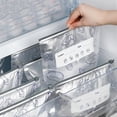 thumbnail image 6 of Aluminum Storage Bags for Freezer, 2026 New Aluminum Foil Storage Bags with Zipper, with Label,Heavy Duty Aluminum Sealable Bag for Vegetable Fruit Meat, Washable and Reusable, 6 of 7