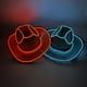 thumbnail image 5 of Sombrero de vaquera con luz LED luminosa inalámbrica para novia, barra de luz brillante, suministros para despedida de soltera, sombrero de vaquero occidental de neón intermitente, 5 of 5